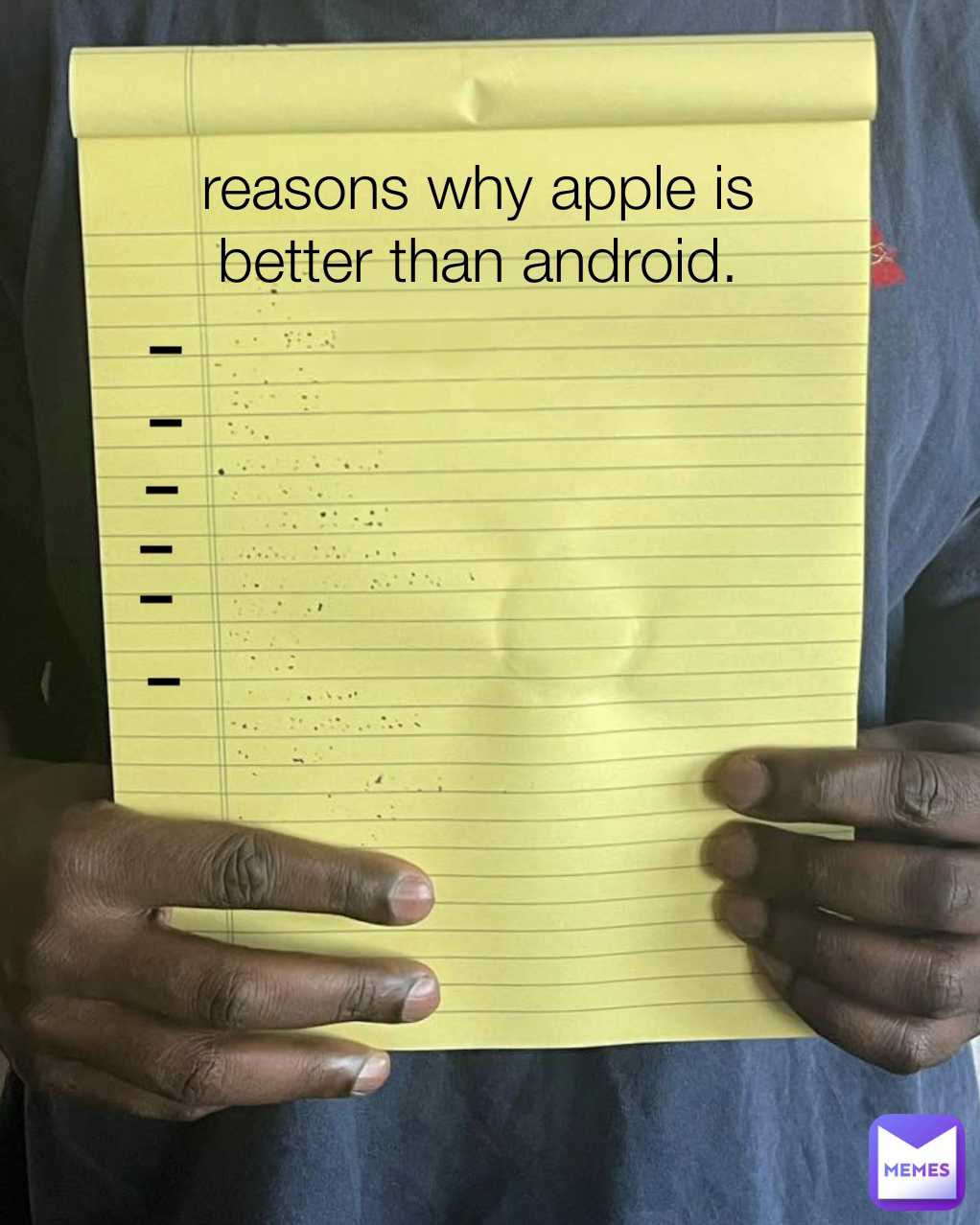 - - - - - - reasons why apple is better than android.
