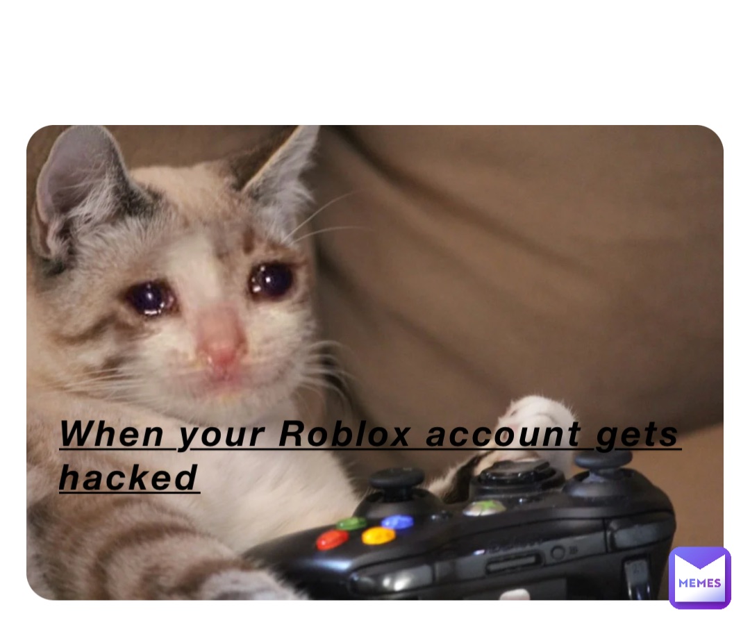 When your Roblox account gets hacked