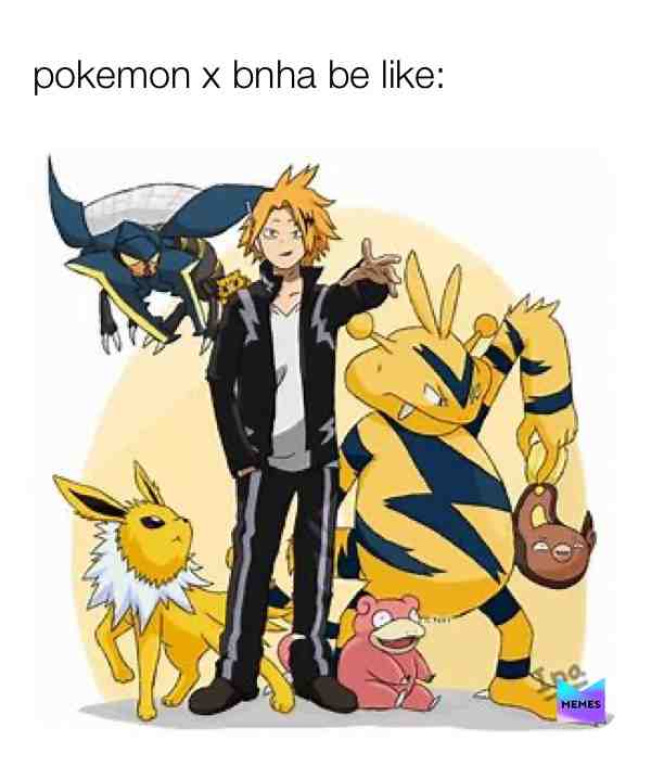 Pretty cool right?
 #pokemon  #bnha  #kaminari  #shock