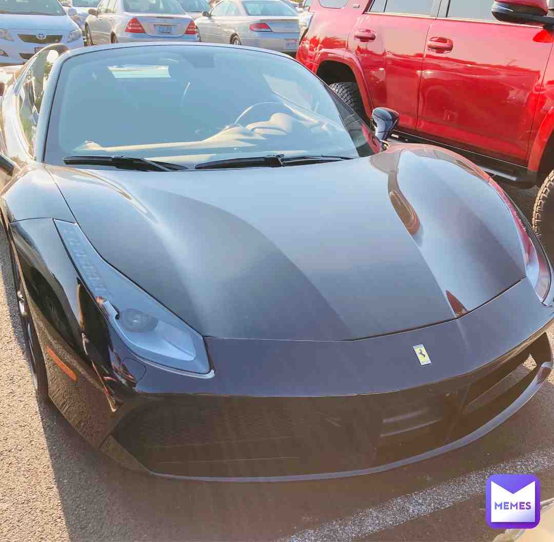 Check out this Ferrari a saw the other day  #rich  #mustbeniceyoubitchasshoerubbingitinlikethat