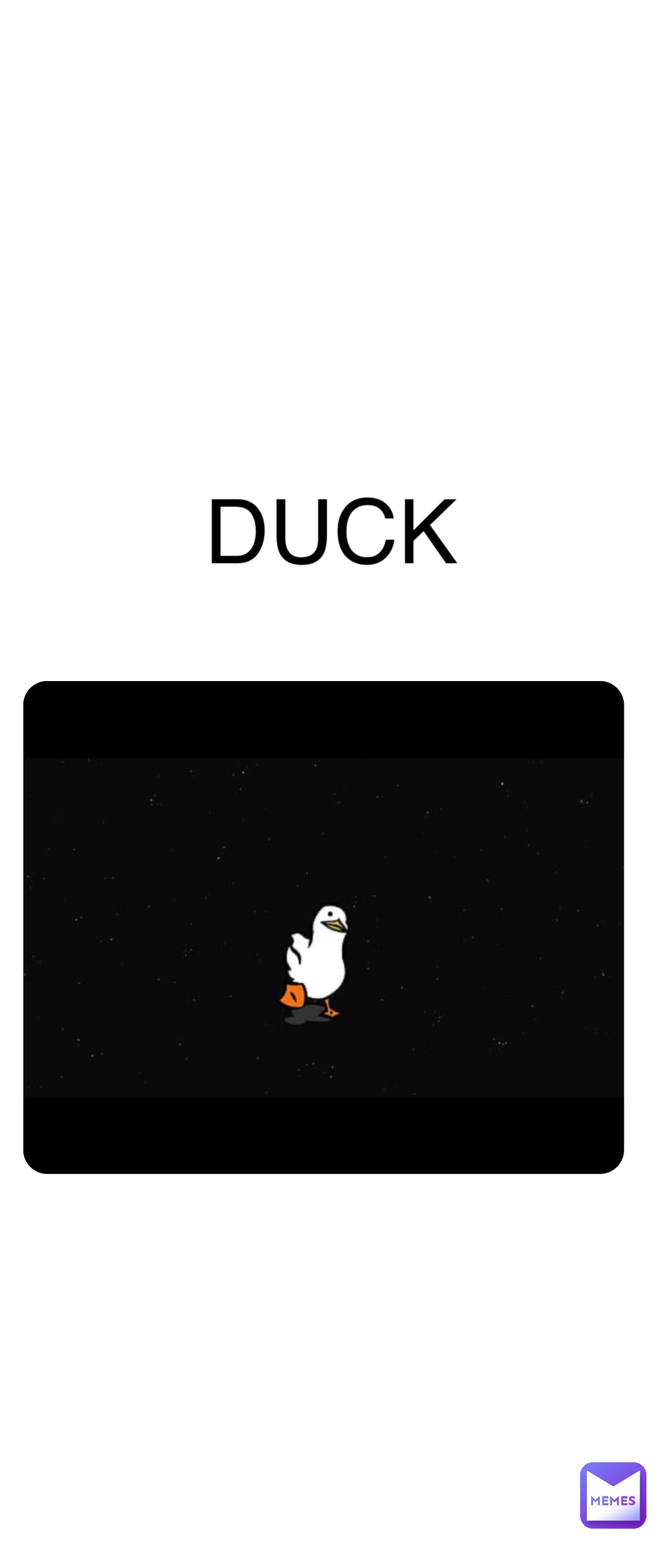 Double tap to edit DUCK