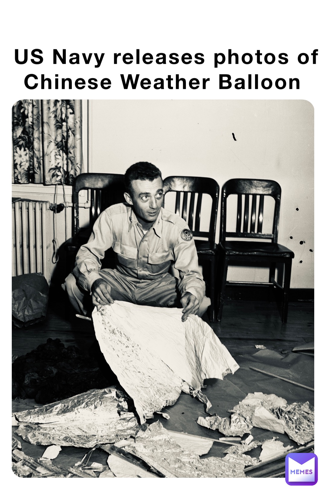 US Navy releases photos of 
Chinese Weather Balloon