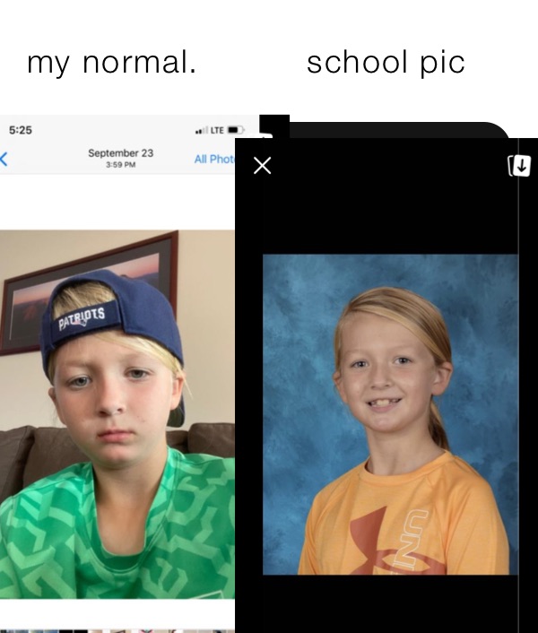 my normal.          school pic