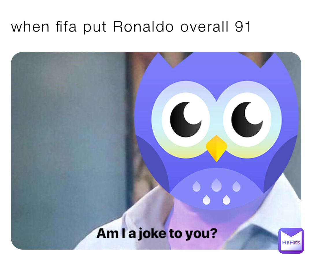 when fifa put Ronaldo overall 91