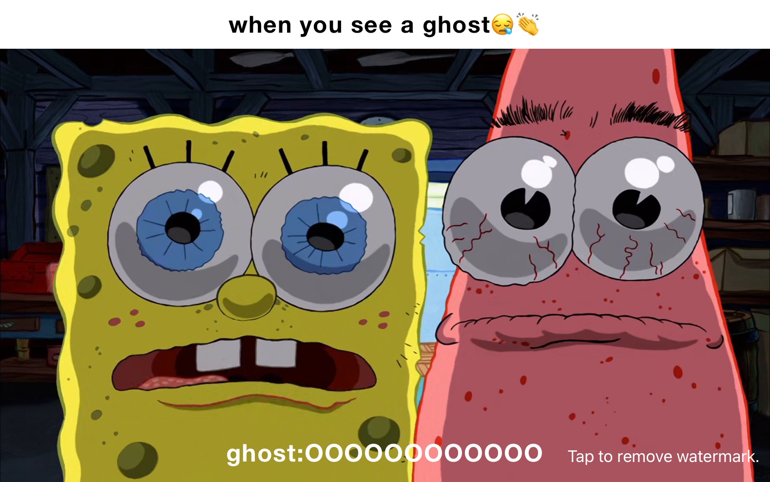 when you see a ghost😪👏 ghost:OOOOOOOOOOOO z