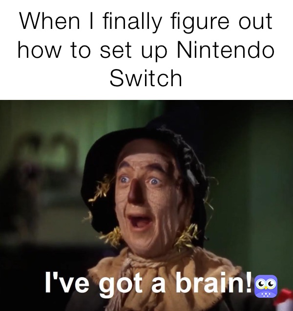 When I finally figure out how to set up Nintendo Switch 