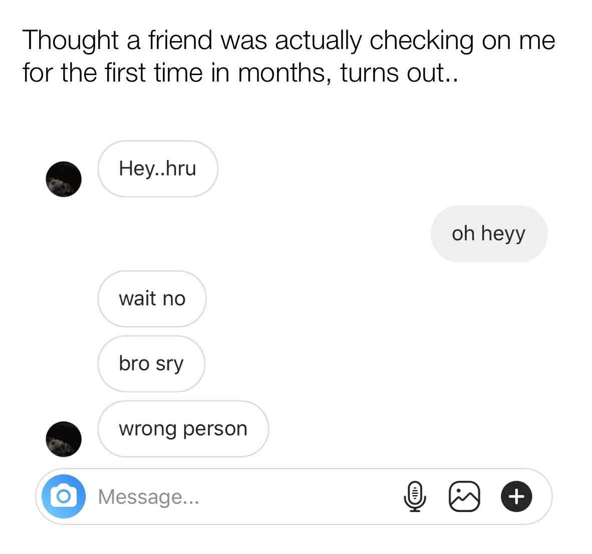 It\u2019s worse when u get all happy and stuff\ud83d\ude02
Btw, this isn\u2019t a real conversation (just used two different accounts of mine) but u get my point #under_kops_inc #under_kops_inc_memes