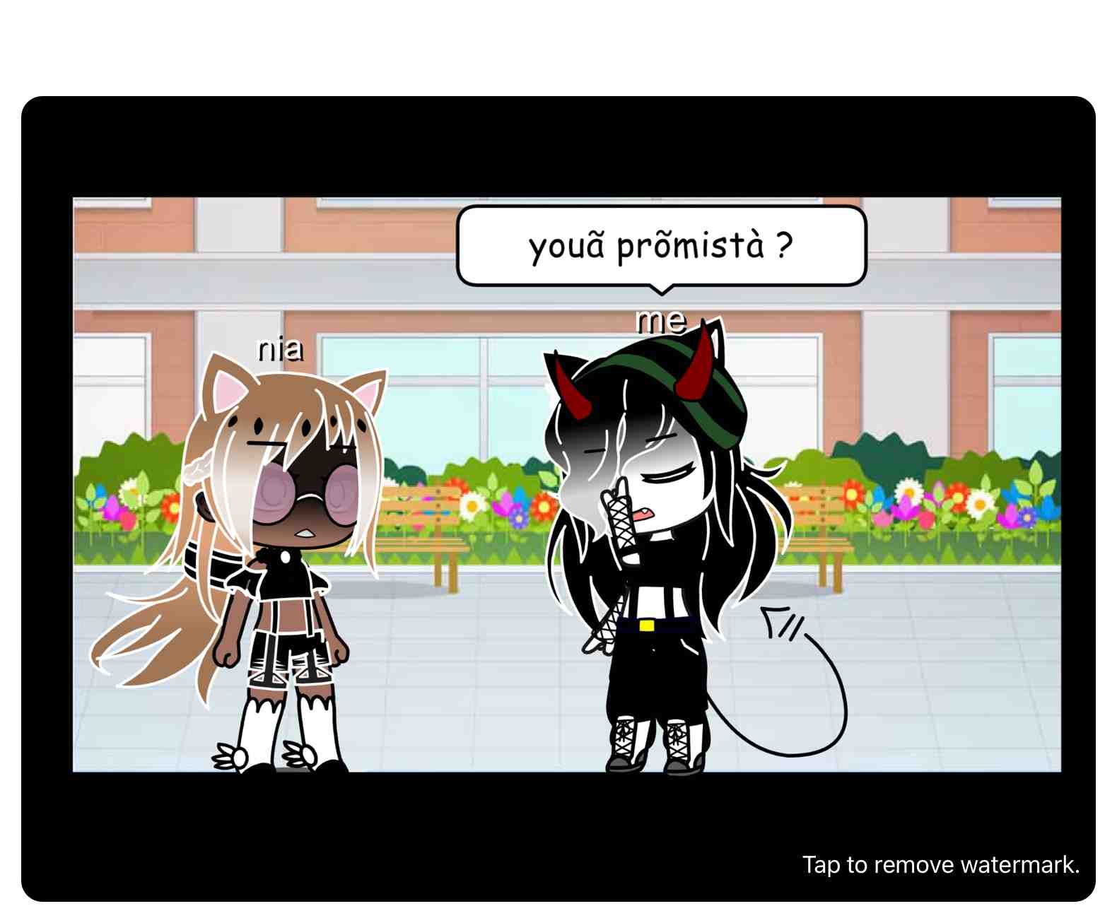 It means “u promised”