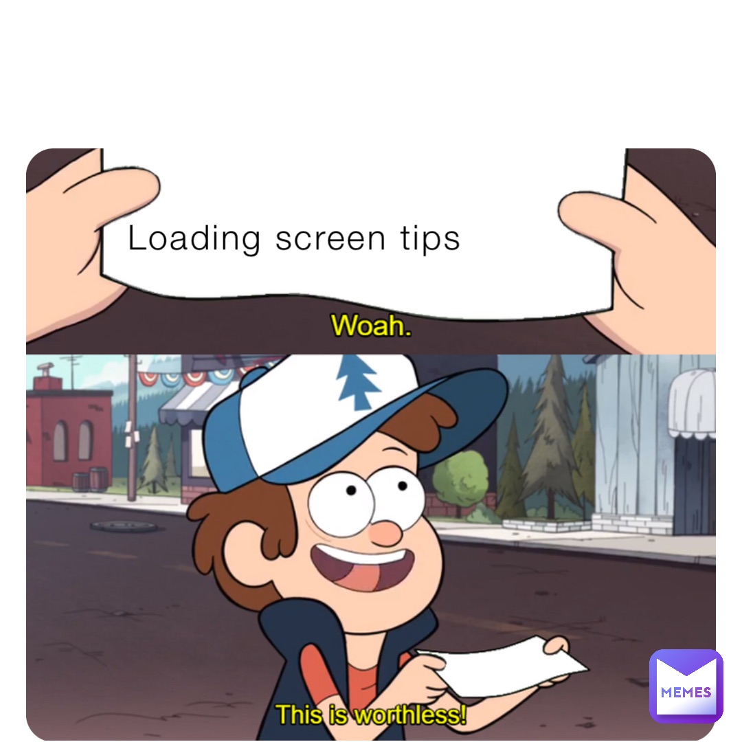 Loading screen tips