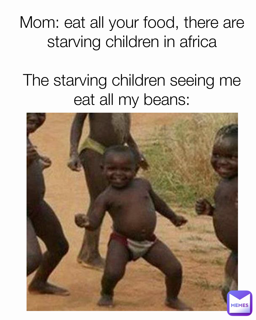 starving african child meme