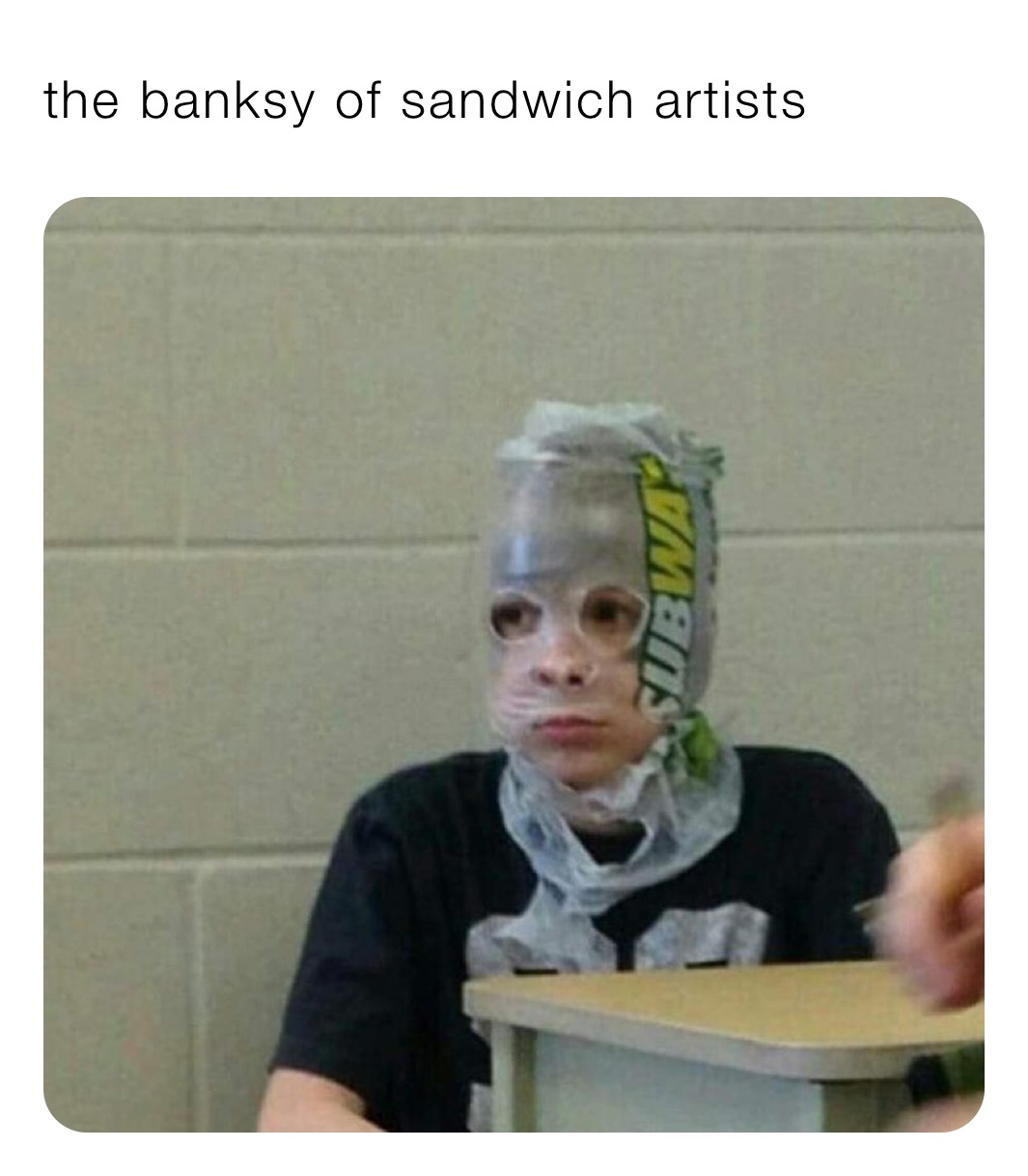 the banksy of sandwich artists 