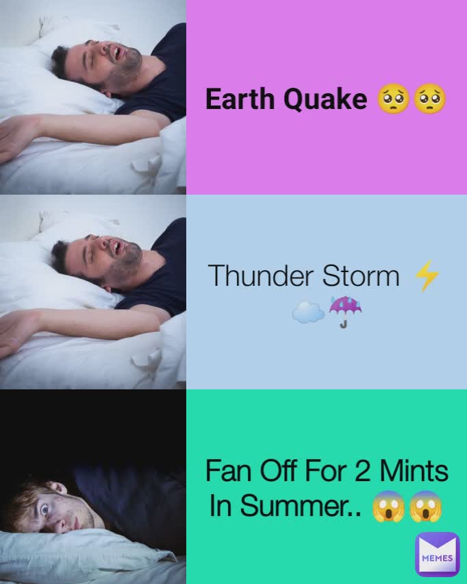 Earth Quake 🥺🥺 Thunder Storm ⚡☁☔ Fan Off For 2 Mints In Summer.. 😱😱