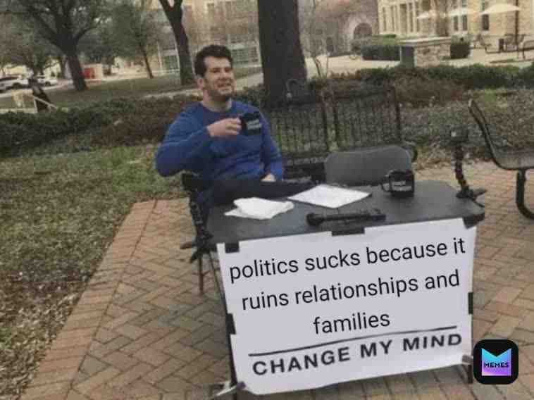 I just feel this way...