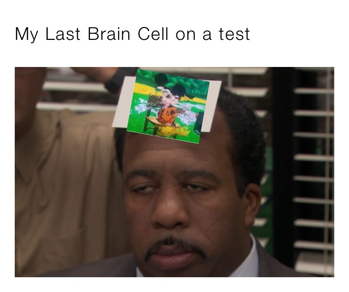 My Last Brain Cell on a test 