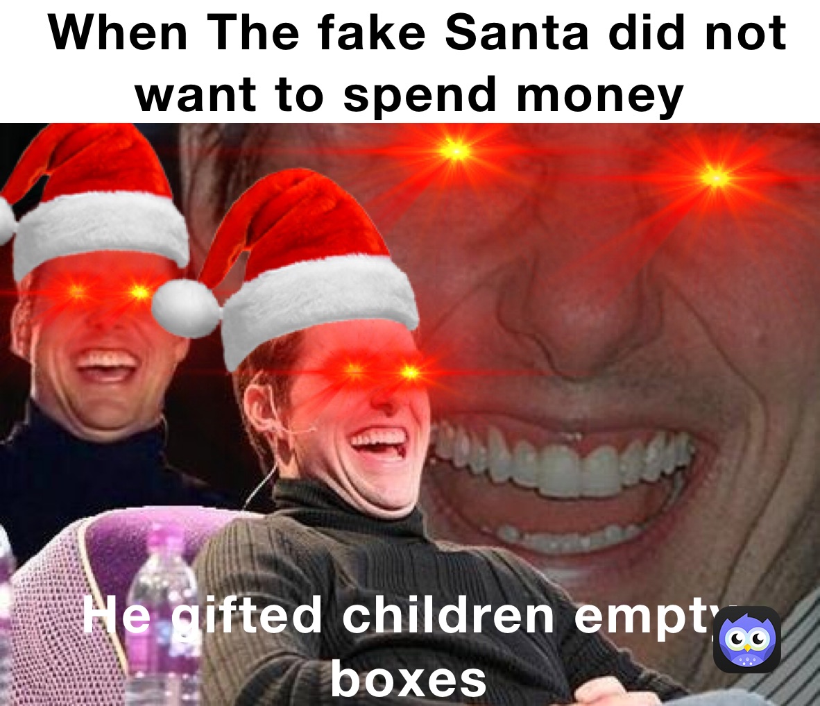  When The fake Santa did not want to spend money  He gifted children empty boxes