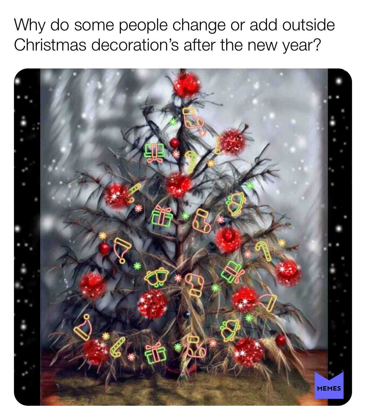 Hahahahaha #christmastree #decorations
