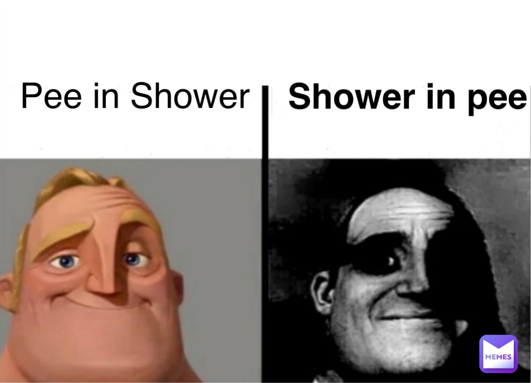 Pee in Shower Shower in pee