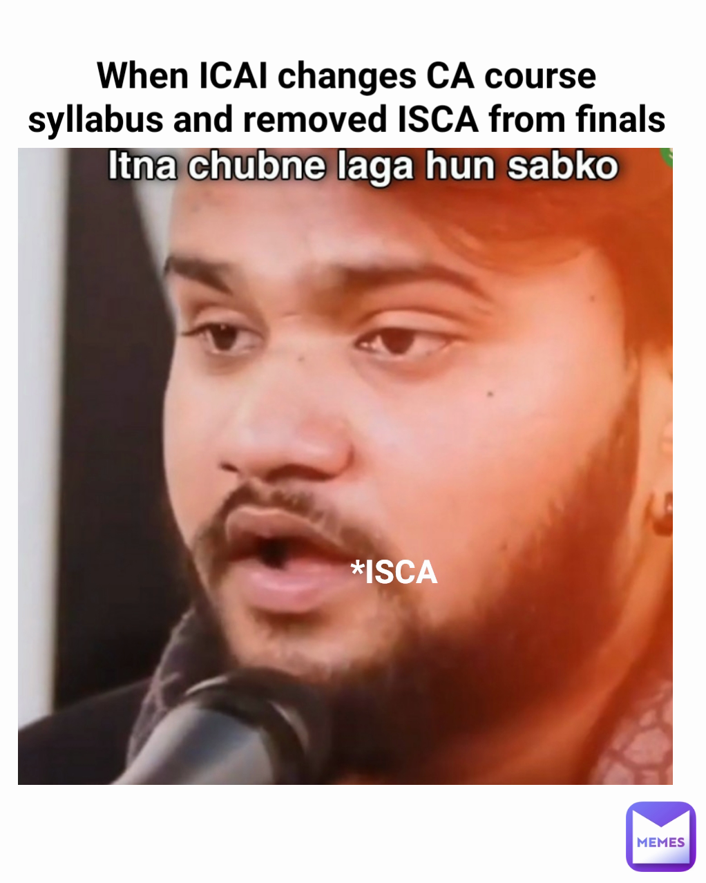 When ICAI changes CA course syllabus and removed ISCA from finals *ISCA