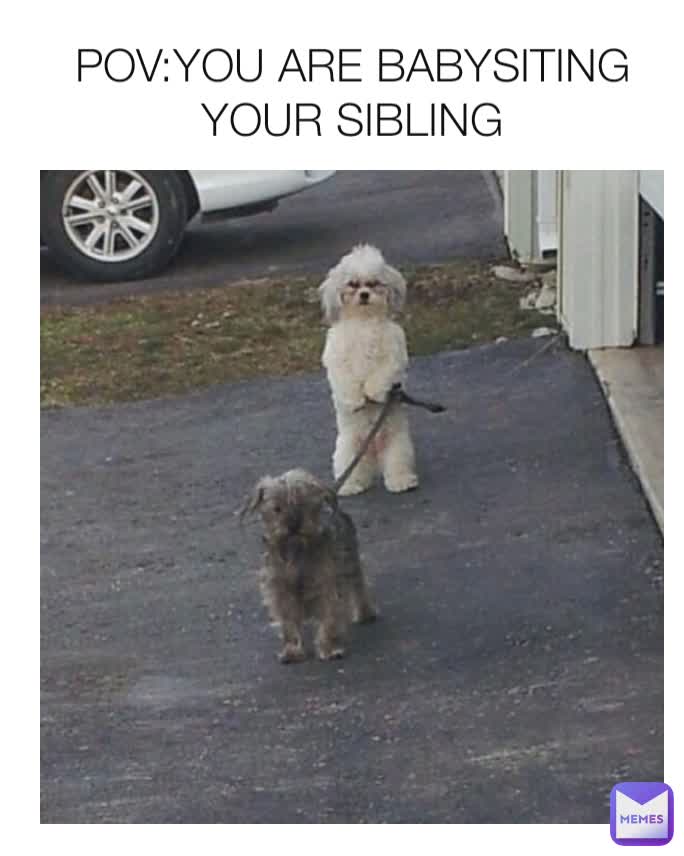 POV:YOU ARE BABYSITING YOUR SIBLING | @lamijagamesbl | Memes