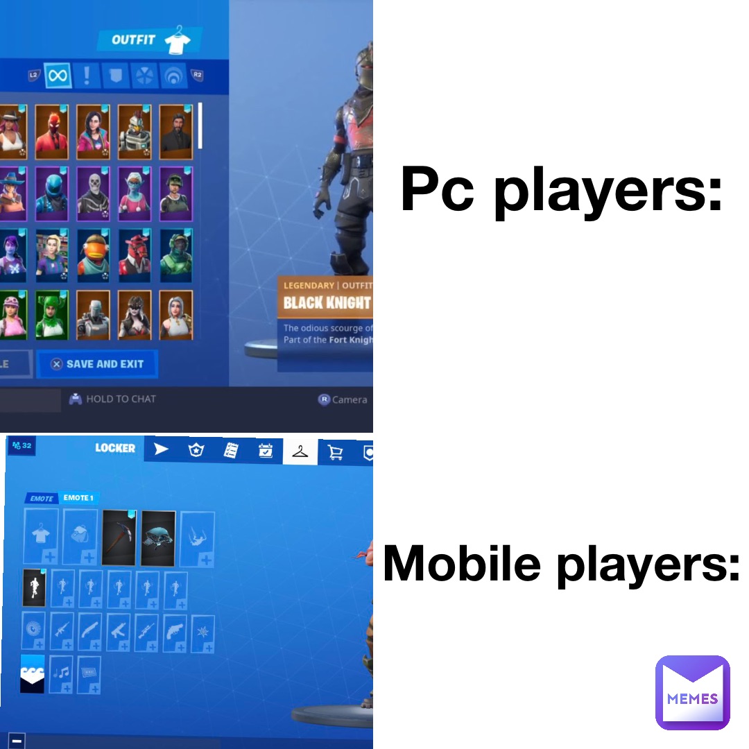 Pc players: Mobile players: