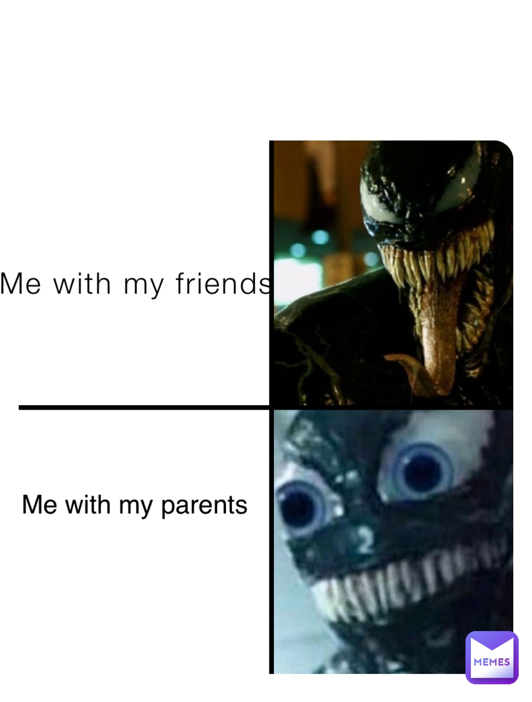 Me with my friends Me with my parents