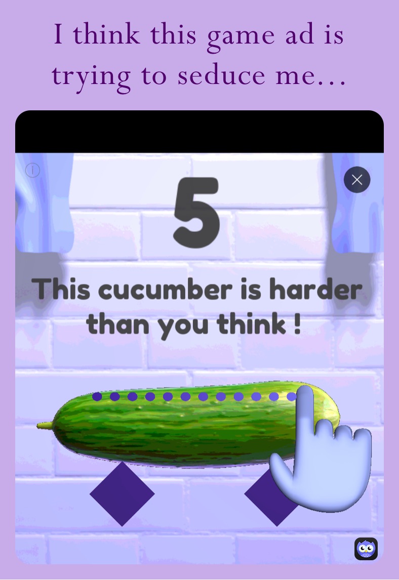 I think this game ad is trying to seduce me... 