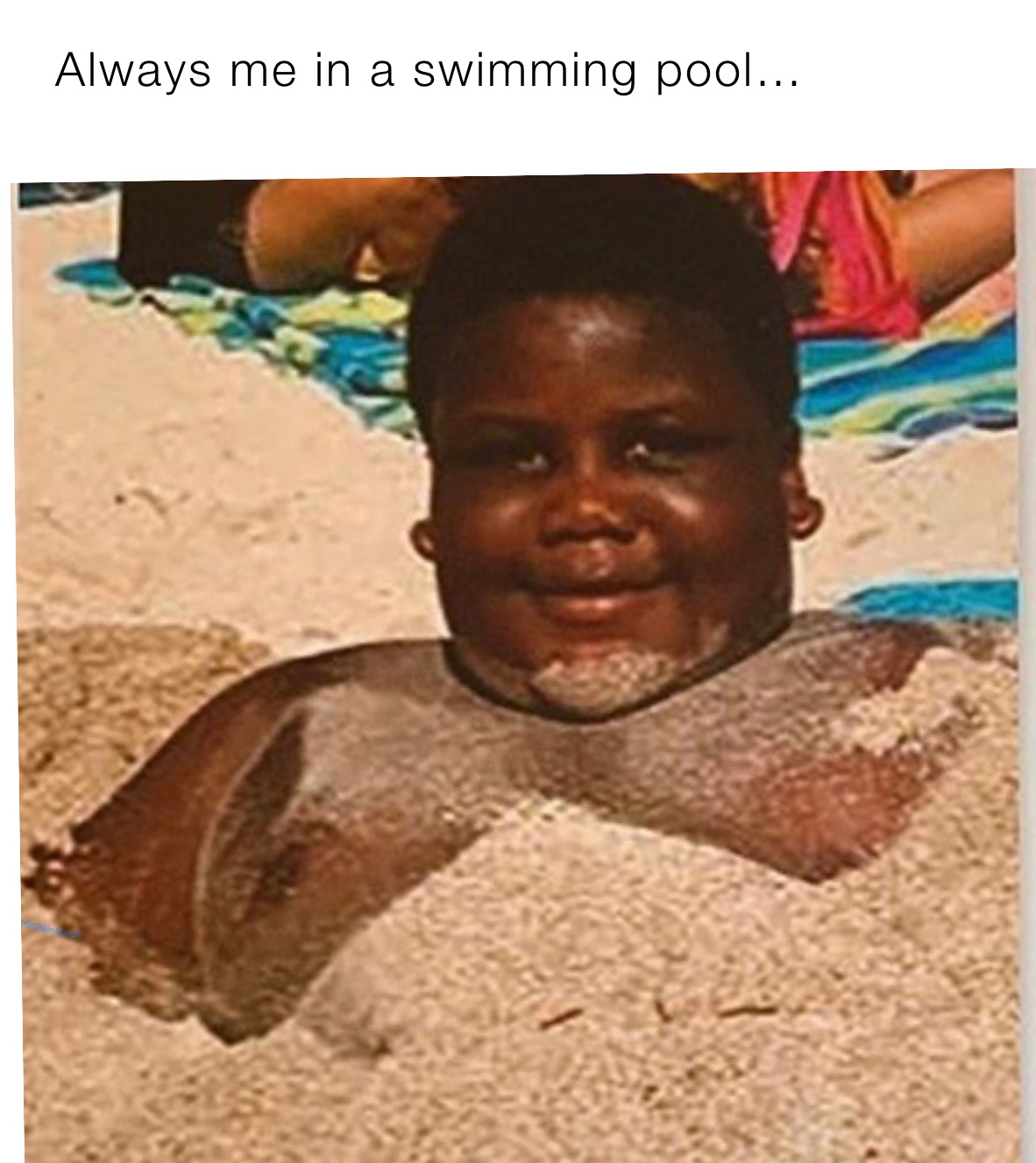  Always me in a swimming pool…
