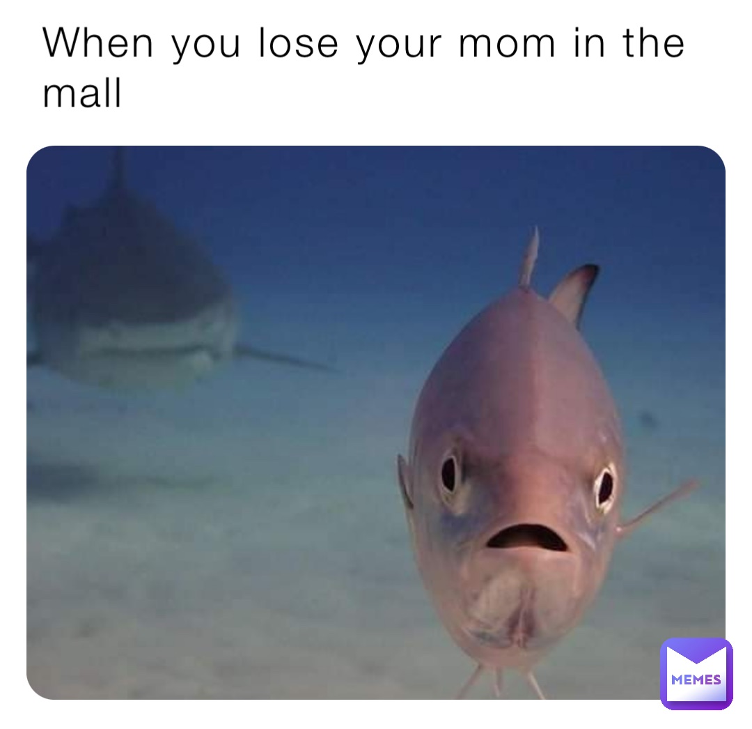 When you lose your mom in the mall