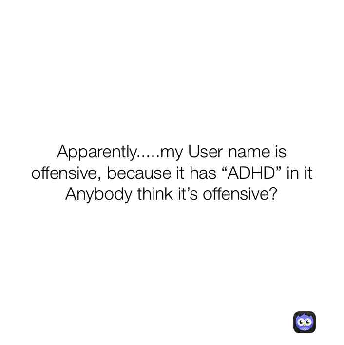 Tell me if it’s offensive