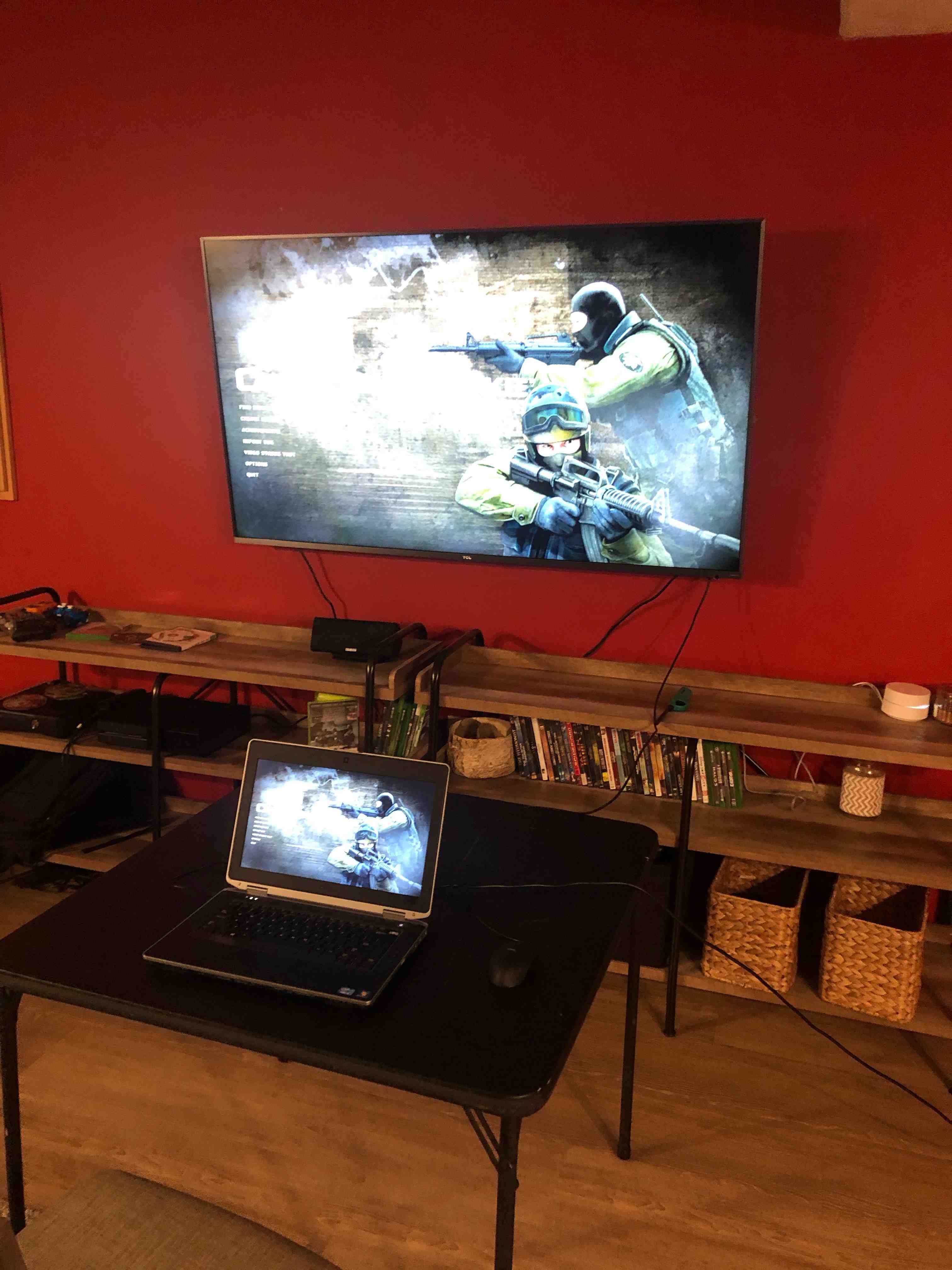 I made a temporary set up for counter strike🔥🔥🔥🔥