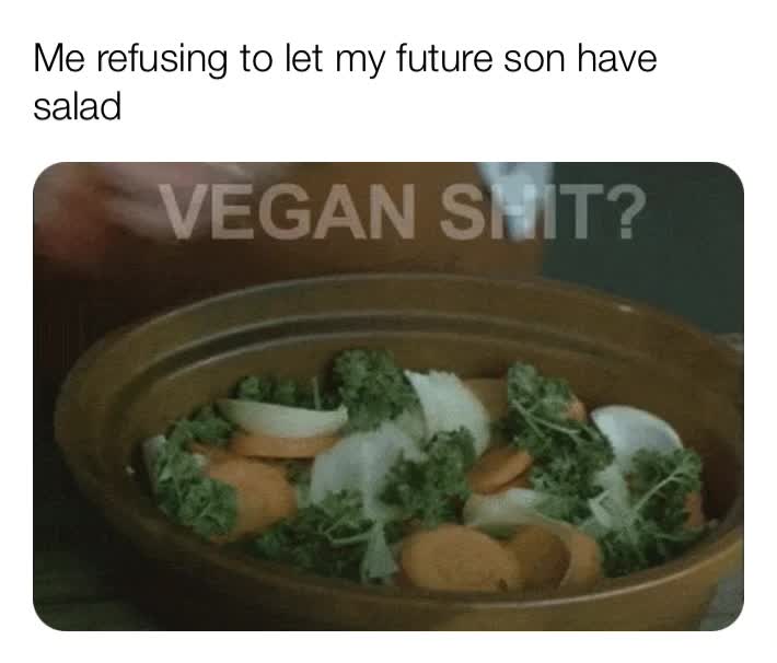 No  #vegans in my  #house