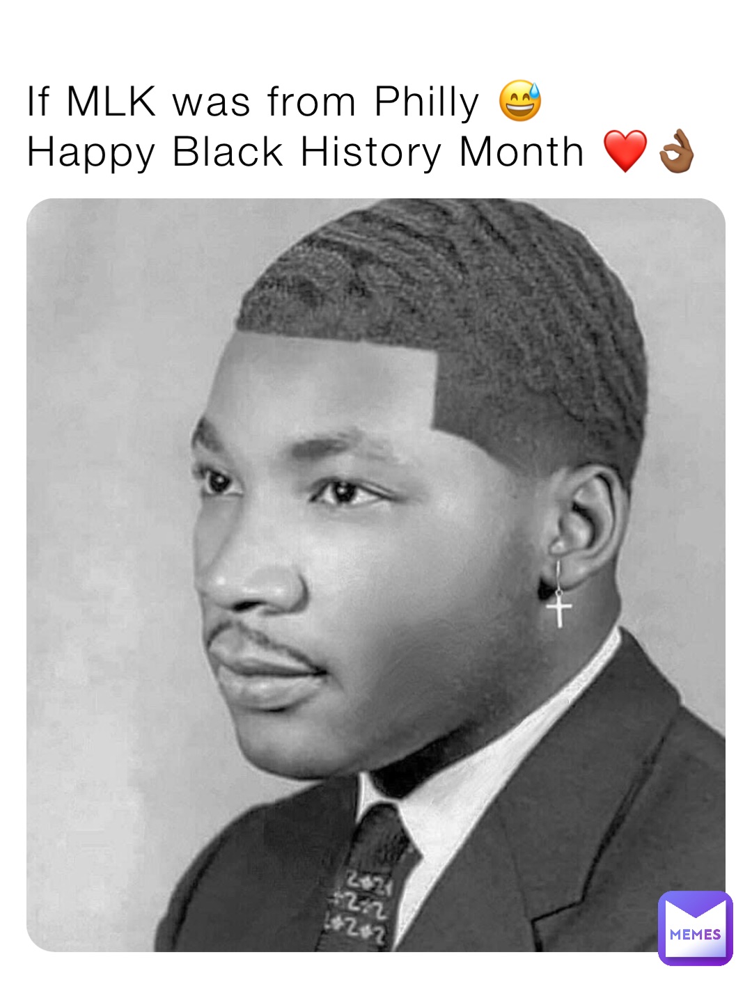 If MLK was from Philly 😅
Happy Black History Month ❤️👌🏾