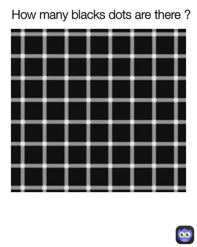 How many blacks dots are there ?