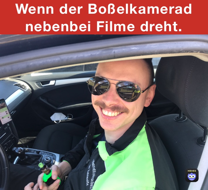 Wenn der Boßelkamerad nebenbei Filme dreht.