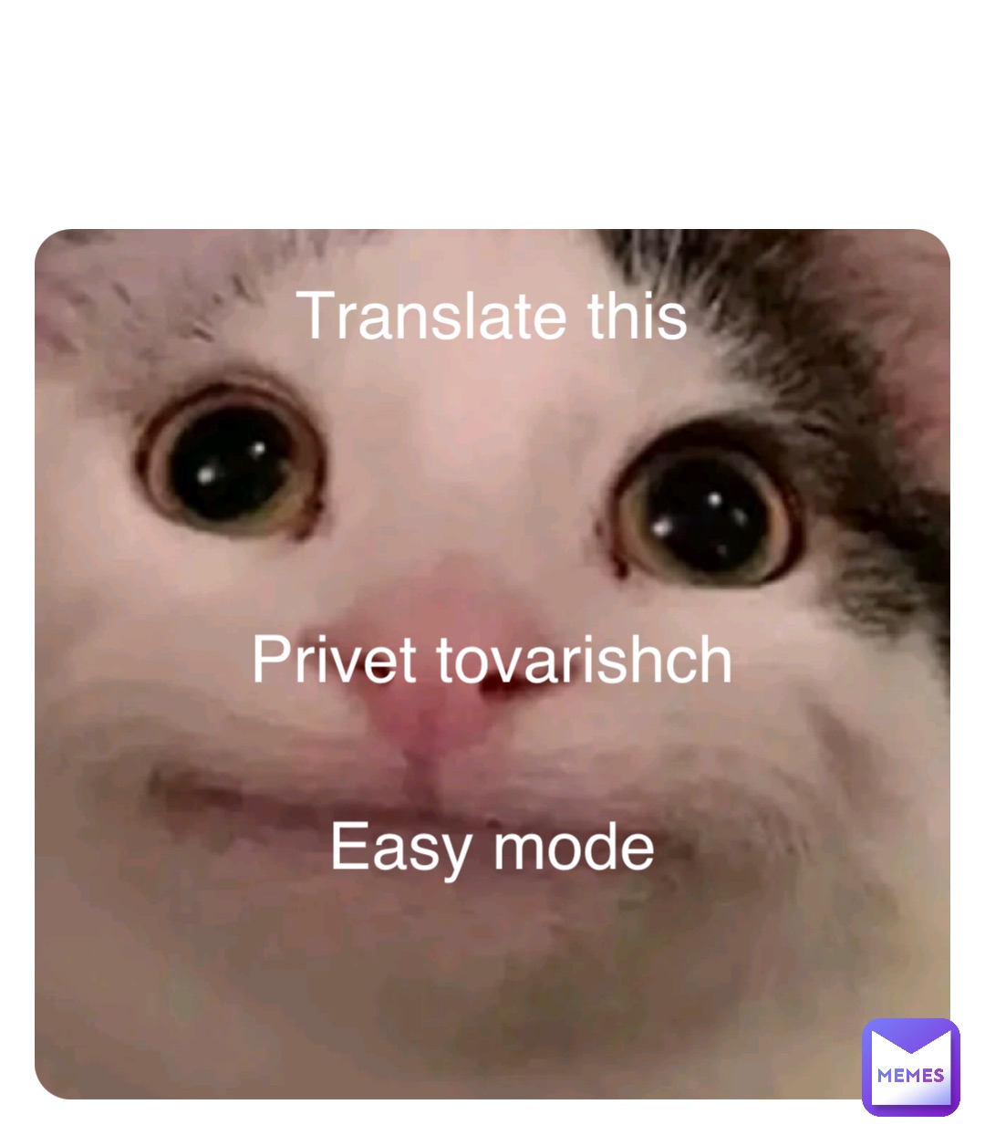 Double tap to edit Translate this Privet tovarishch Easy mode