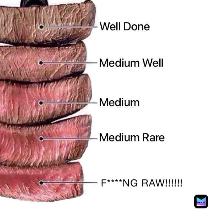 #meme #jokes #funny #gordonramsay #raw #food #meat #stake