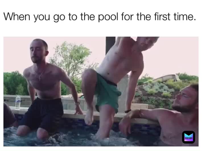 #meme  #jokes  #funny  #video  #pool  #summer  #dudeperfect  #funnyface