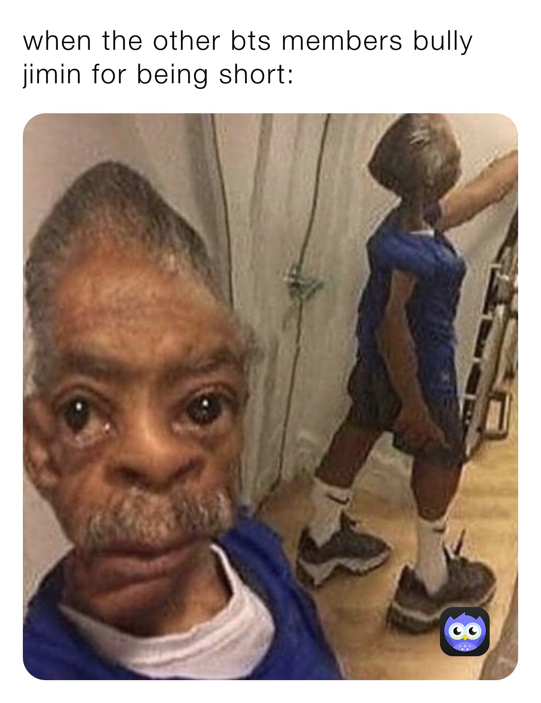 when the other bts members bully jimin for being short: