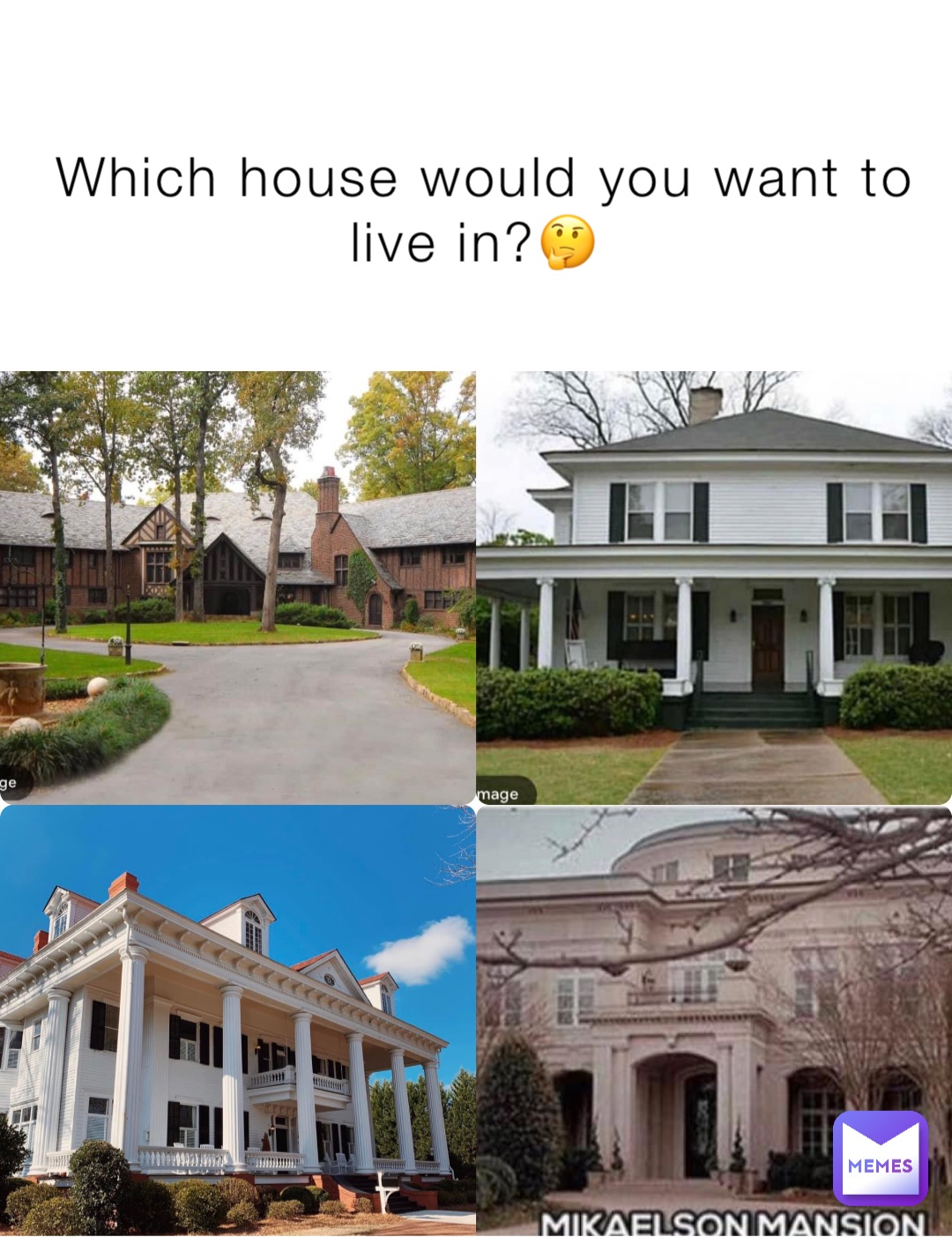 Which house would you want to live in?🤔