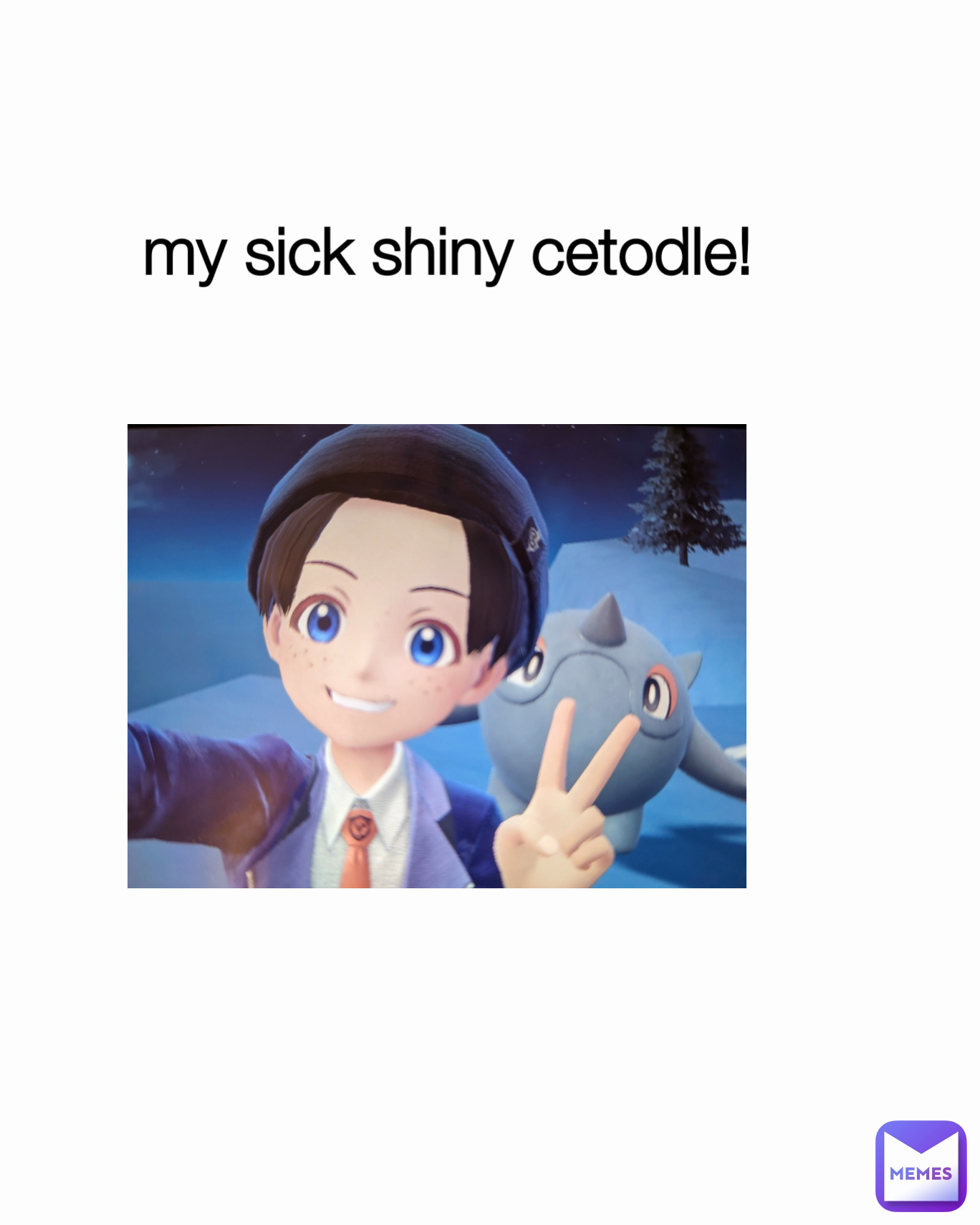 my sick shiny cetodle!