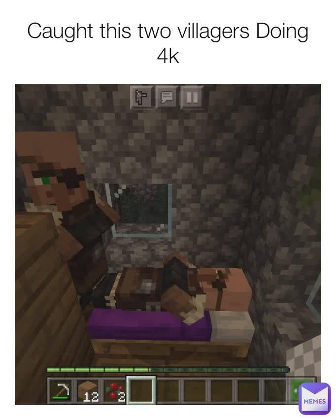 Caught this two villagers Doing 4k