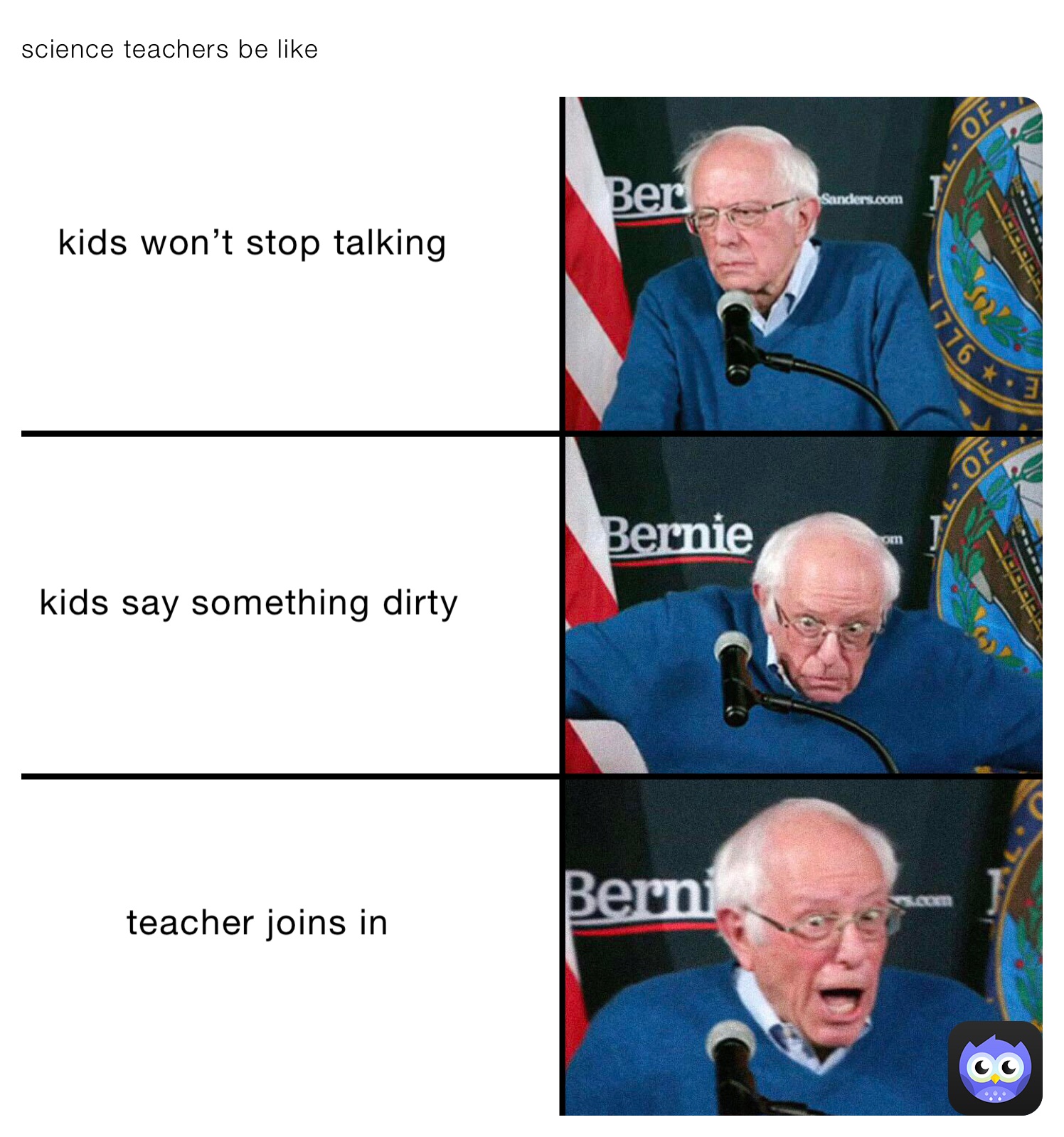 science teachers be like 