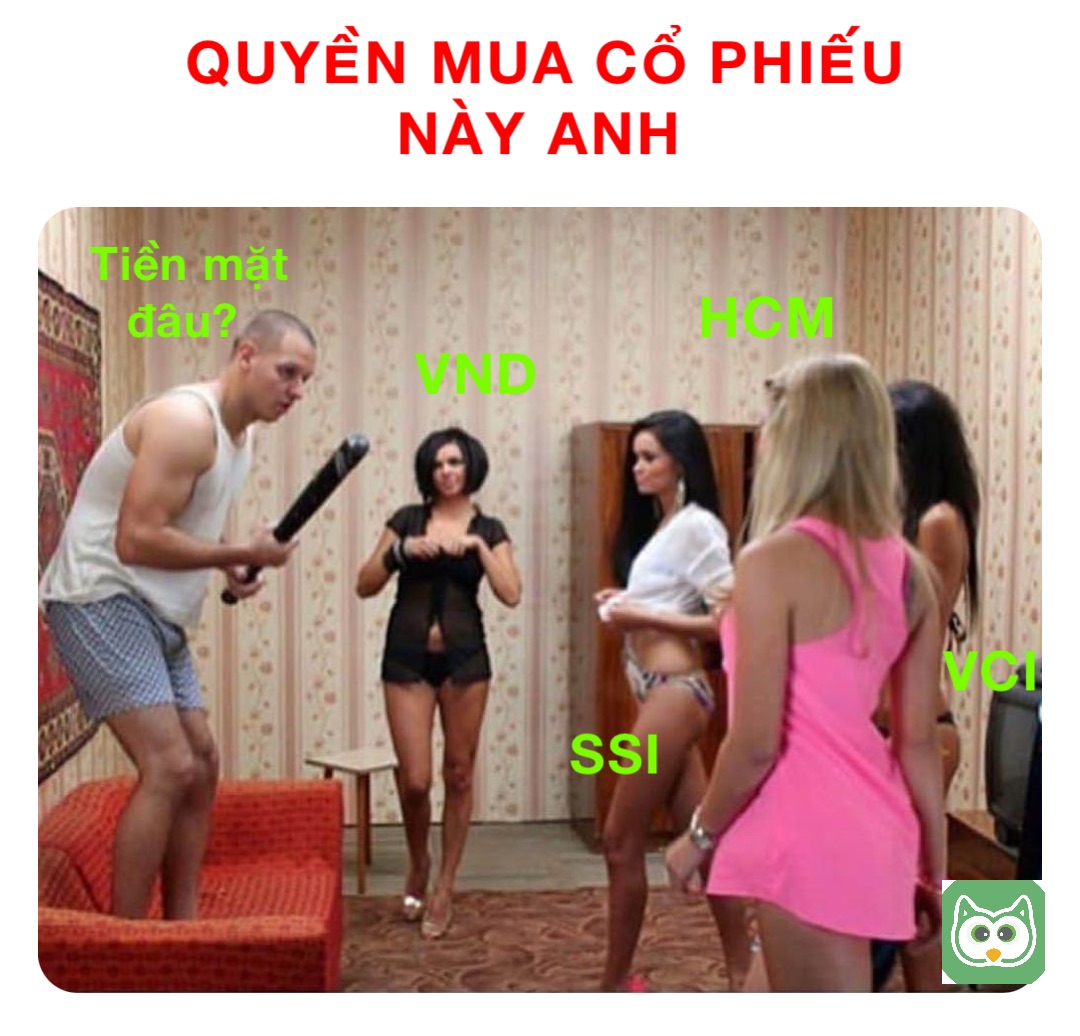 QUYỀN MUA CỔ PHIẾU NÀY ANH VND SSI HCM VCI Tiền mặt đâu?