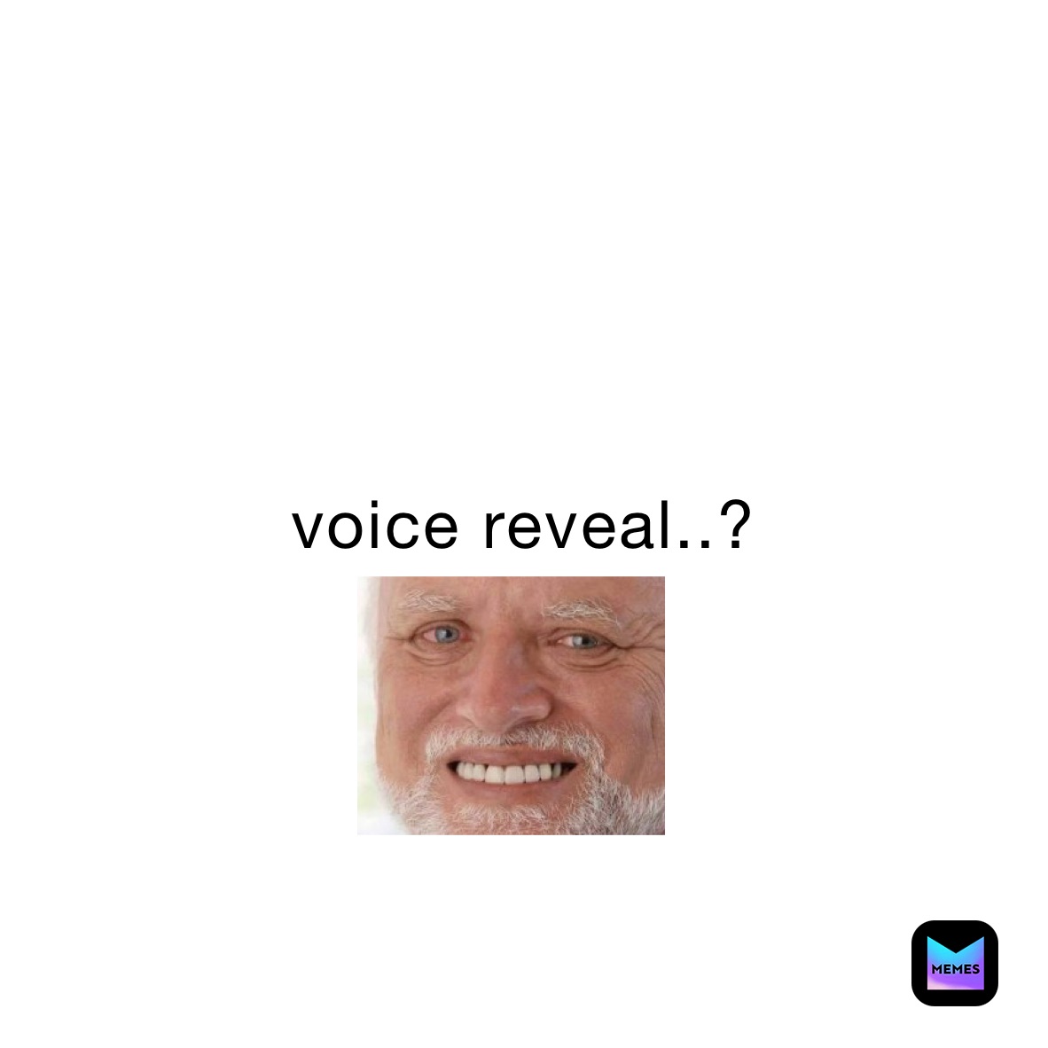 voice reveal..?