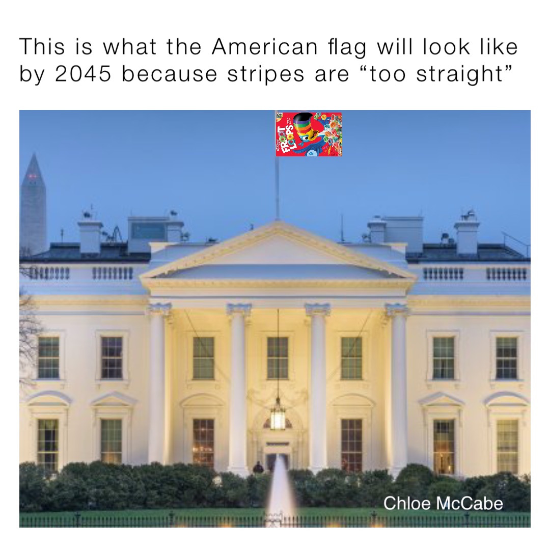 This is what the American flag will look like by 2045 because stripes are “too straight”