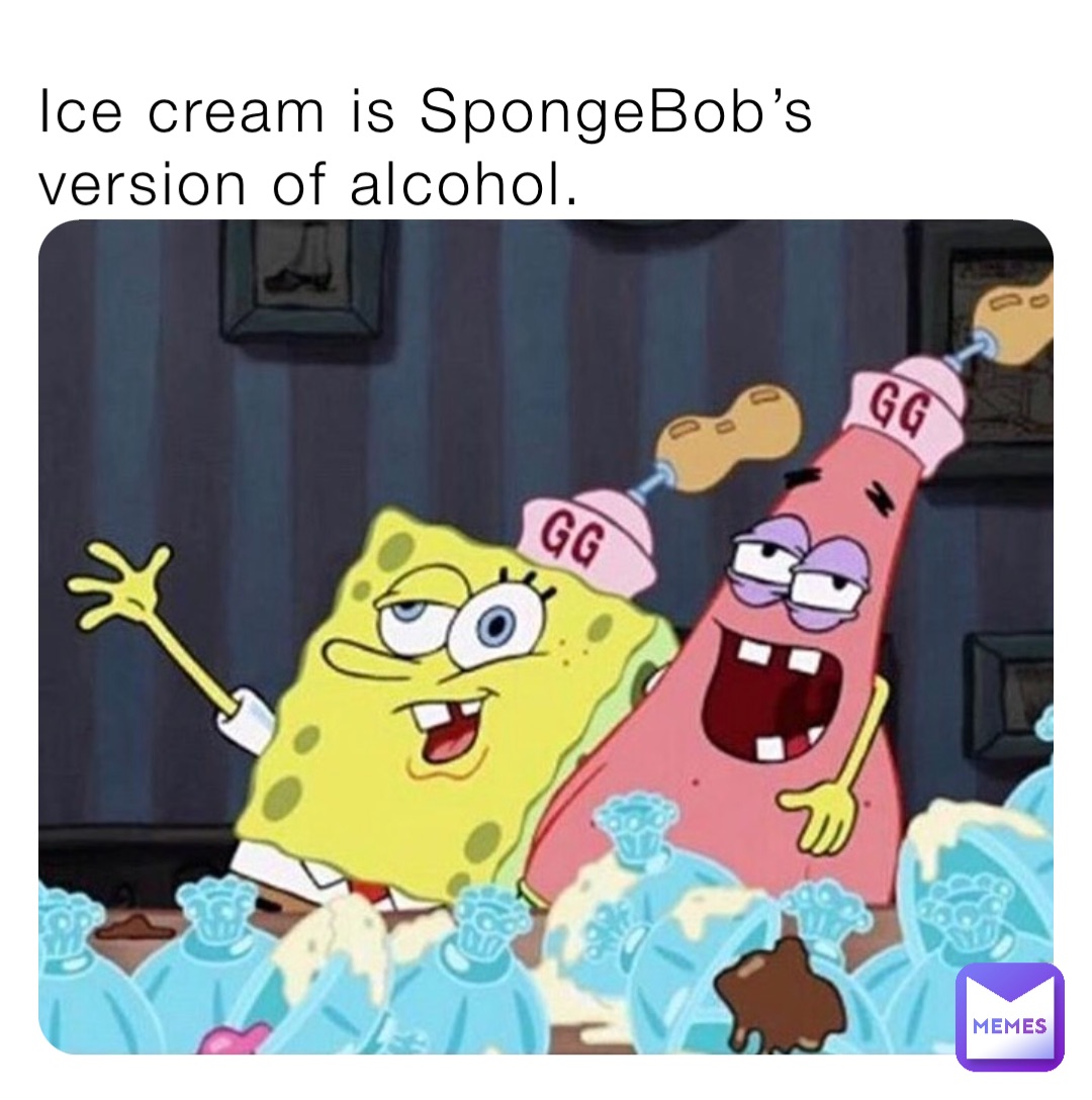 Spongebob ice cream 2025 meme