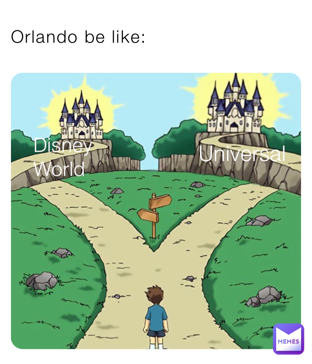 Orlando be like: Disney World Universal