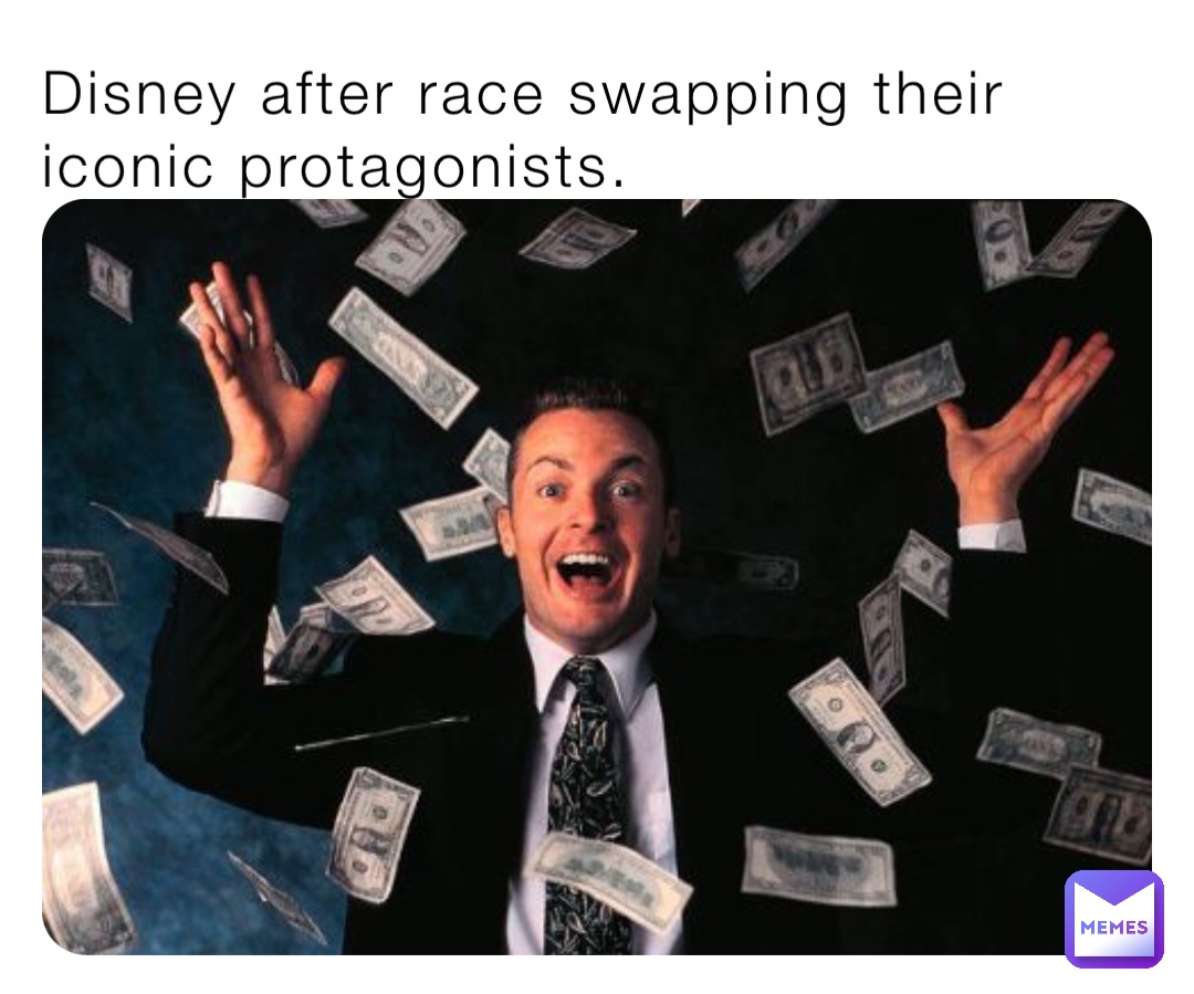 Disney after race swapping their iconic protagonists.