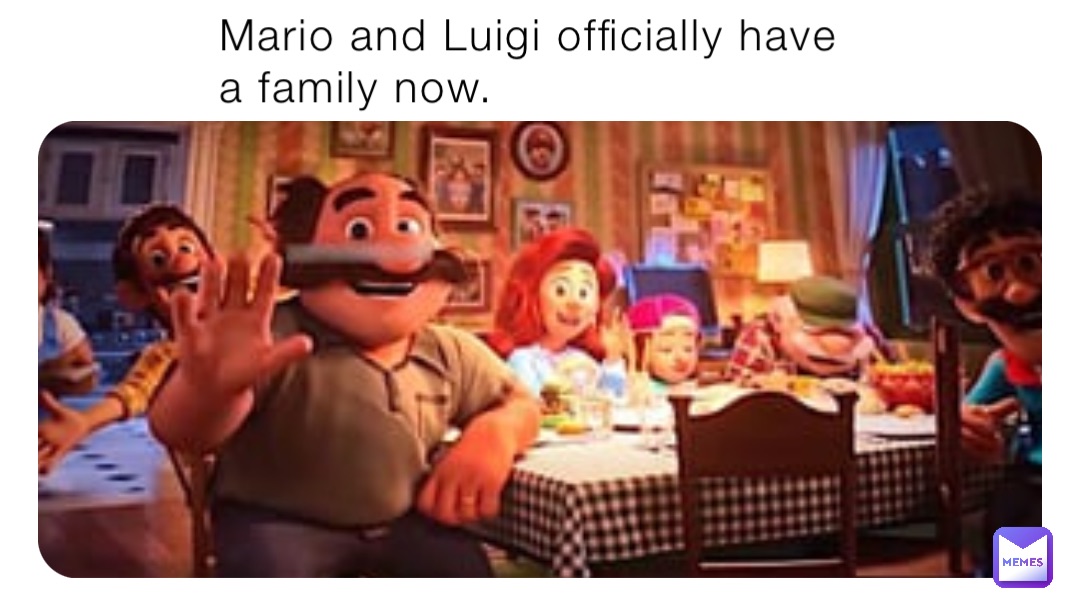 Mario and Luigi officially have a family now.
