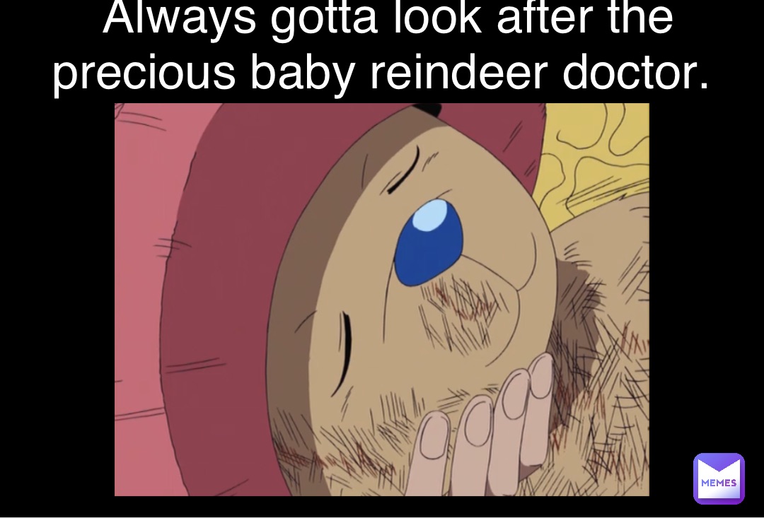 Double tap to edit Always gotta look after the precious baby reindeer doctor.